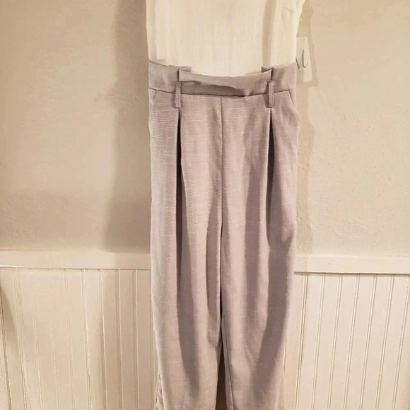 & Merci Tied and Taylored Belted Jumpsuit - Picture 4 of 6